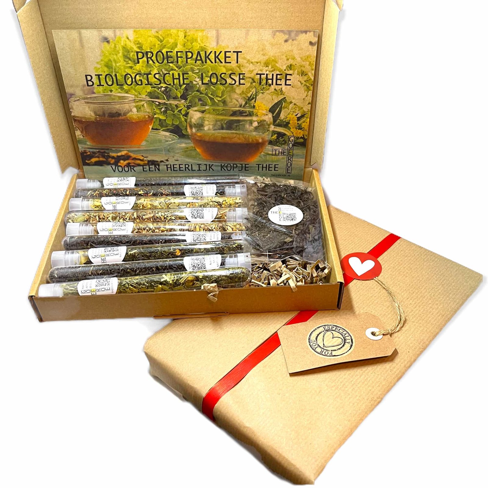 biologisch proefpakket thee valentijnsdag